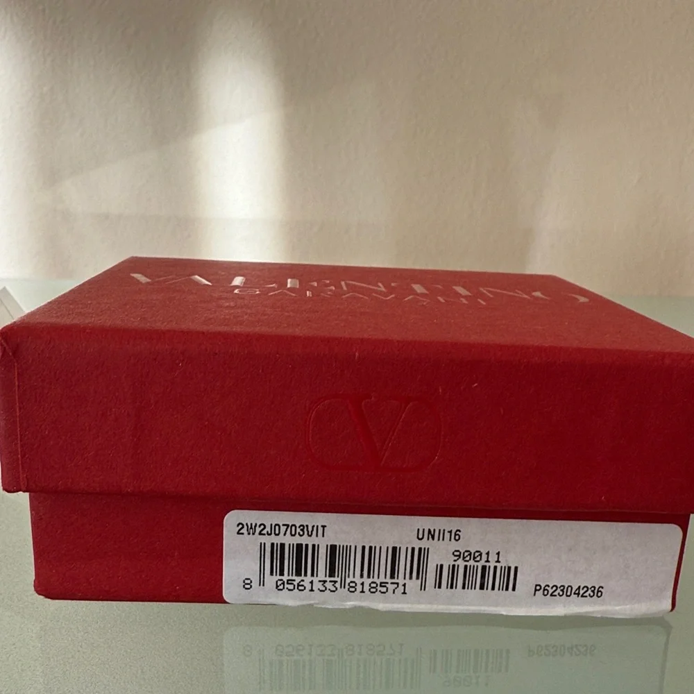 NIB VALENTINO Garavani Rockstud Leather Double wrap BRACELET w/gold Studs ITALY - Picture 14 of 14